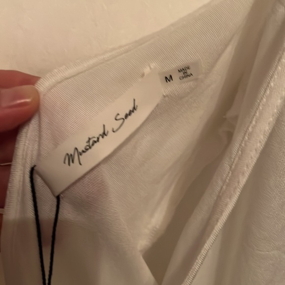 NWT Mustard Seed Seaside Dreams White Dress - Picture 10 of 13